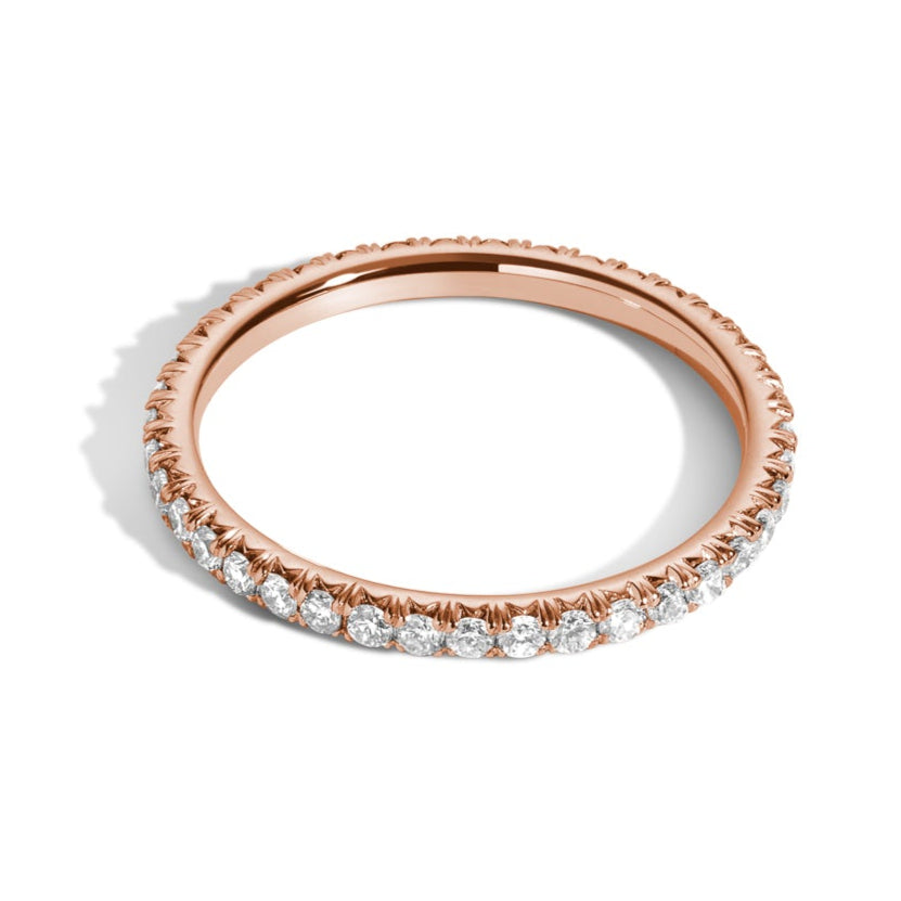 Pink Diamond Engagement Bands