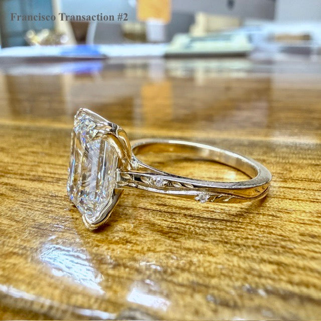 Custom Engagement Ring Order - Francisco TRANSACTION #2